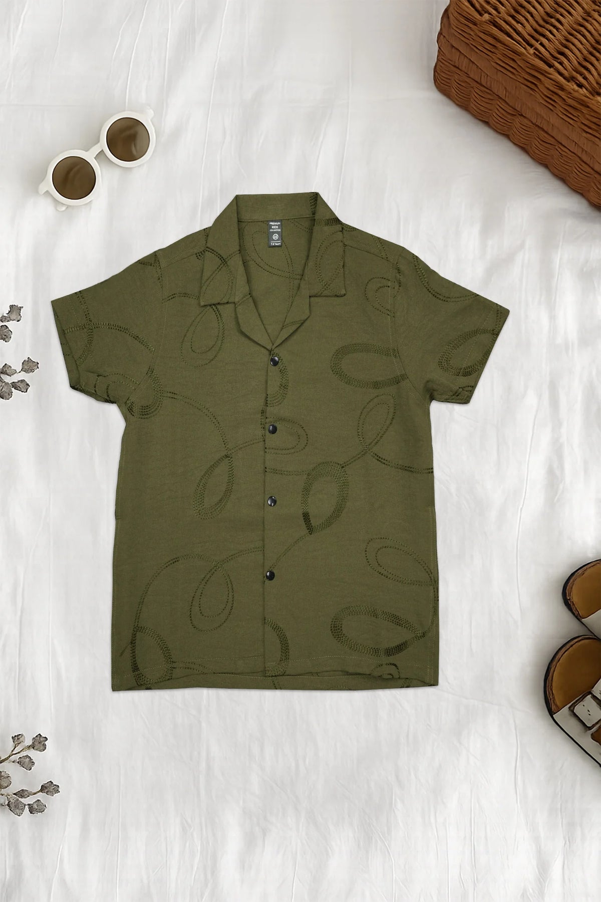 Kids Linen Casual Shirt
