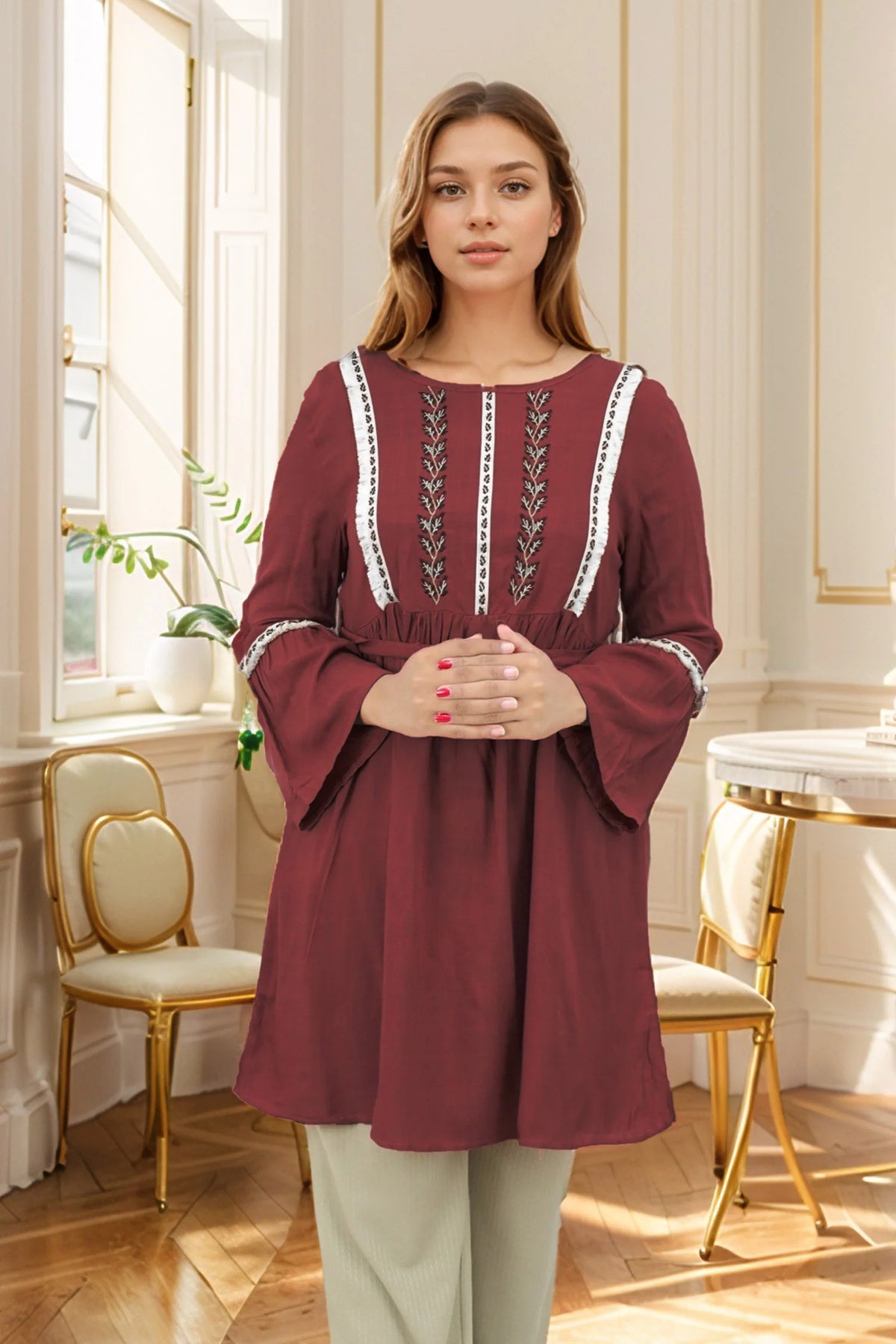 Turkish Embrioded Top