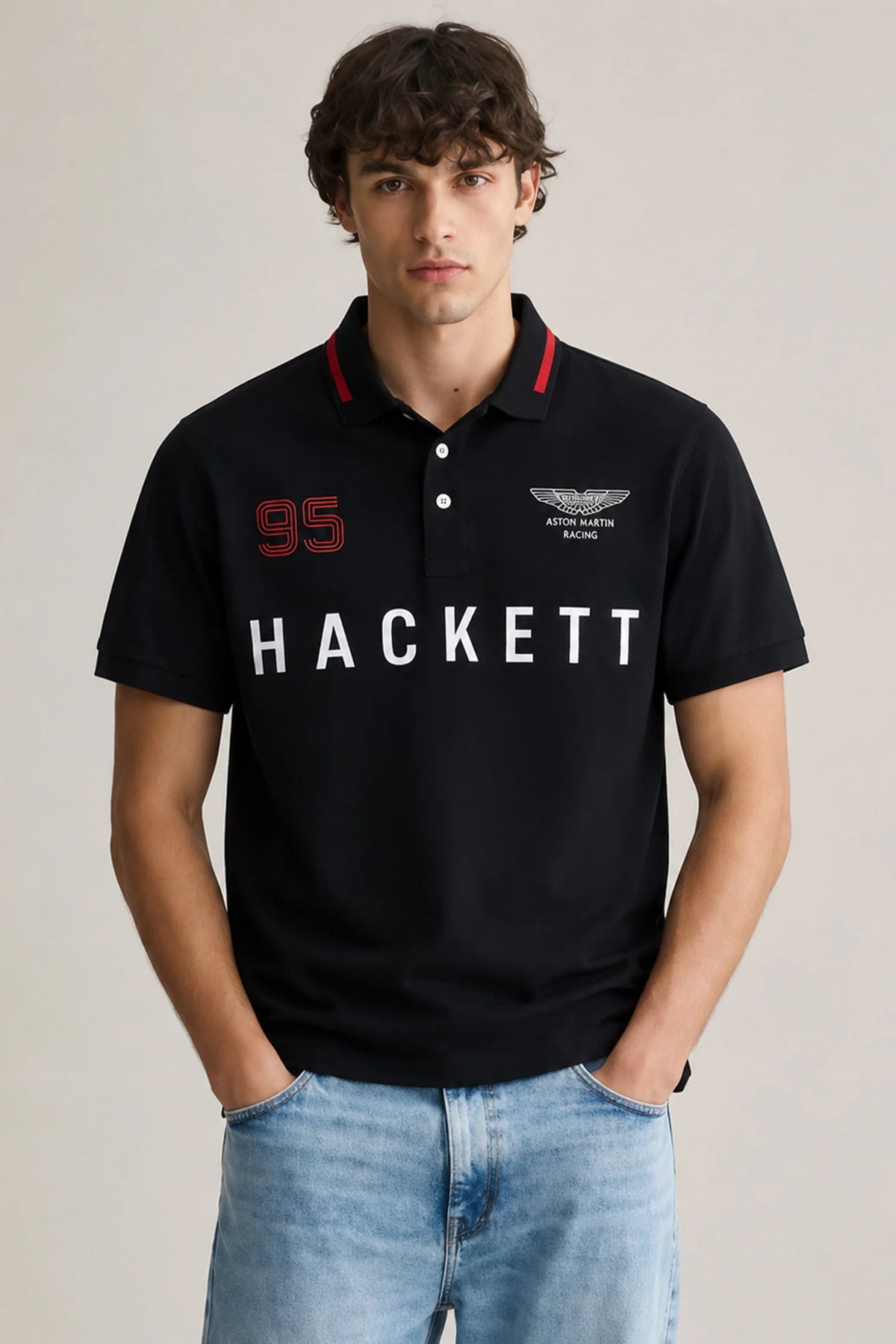 Hcket x Aston Martin Racing Addition Men's Polo Shirt