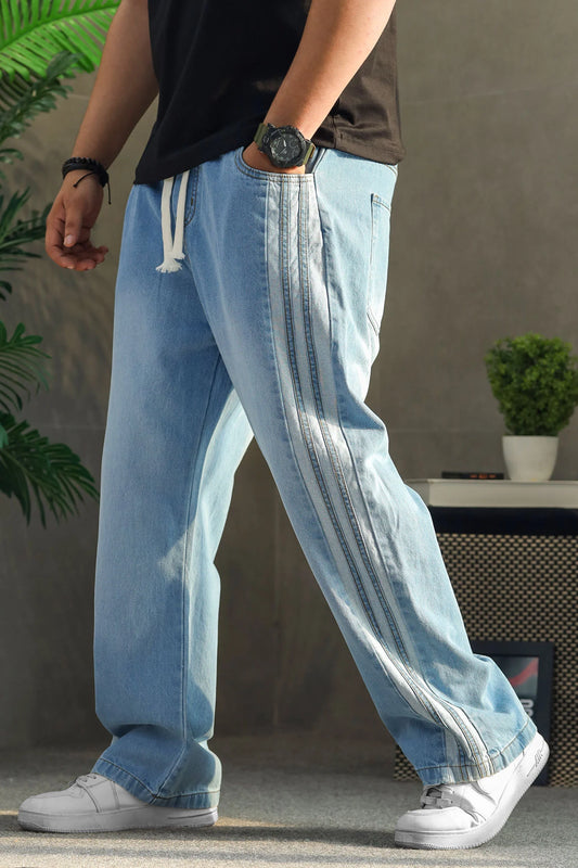 Triple Stripe Cargo Jeans