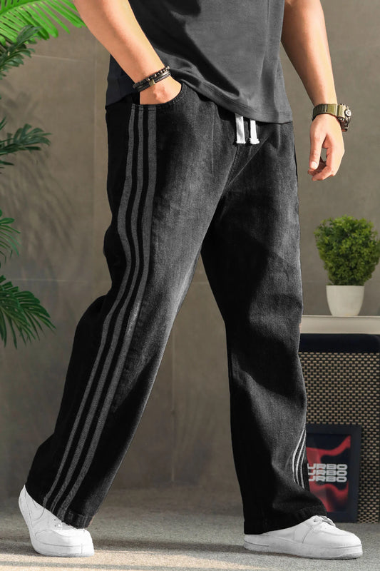 Triple Stripe Cargo Jeans